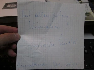 Original Autogramm Annelies Unbekannt unidentifiziert /// Autograph signiert sig - Picture 1 of 2