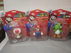 SUPER MARIO LARGE FIGURE COLLECTION, MARIO 5" FIGURE,  2013 Lot Of 3 - Picture 1 of 5