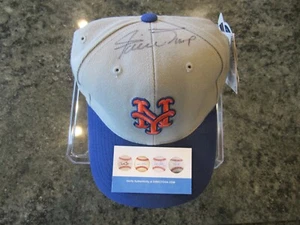 Willie Mays Signed Autographed New York Mets Game Model Baseball Hat COA Vintage - Picture 1 of 4