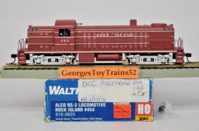 WALTHERS HO GA 1:87 #454 RI ROCK ISLAND RS-2 DIESEL W/DCC 910-9025  MSRP $149 - Image 1 of 4