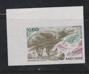 RR ANDORRE FRANCAIS N** MNH YT 219 NON DENTELE AIGLE ROYAL PYRENEES SUPERBE - Picture 1 of 2