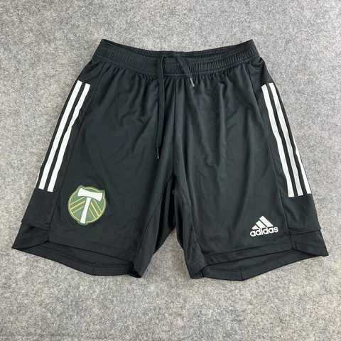 Adidas Tiro Portland Timbers Shorts Mens size Medium Black Training Soccer Cover
