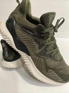 adidas alphabounce olive and black size 8 - Picture 1 of 8