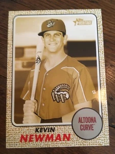 2017 Heritage Minor League Jumbo 5x7 Kevin Newman Curve 20 #'d 01/10 Gold - Picture 1 of 1