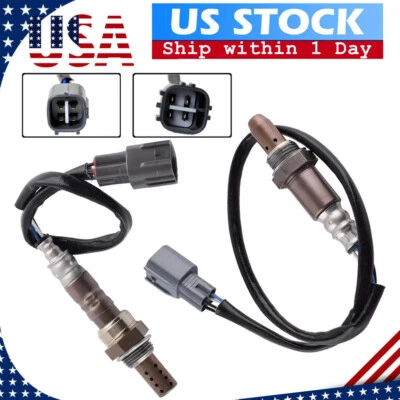 Juego de 2 sensores de oxígeno aguas arriba + aguas abajo para Toyota RAV4 2006 2007 2008 2,4 L Foto 1 de 4