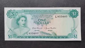 Bahamas 1 Dollar 1968, P-27, aUNC - Bild 1 von 4