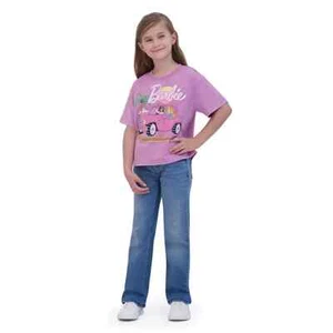 Barbie Retro T-Shirt, Licensed, Lavender, Sizes M/L/XL - NEW with Tags - Picture 1 of 5