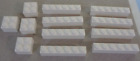 LEGO Bits 3009 3003 300901 Bricks 1 x 6 - 2x2 White  x12 **