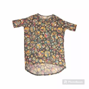 NWT LuLaRoe Irma Top XS Oversized High Low Tunic Gray Soft Tee - Picture 1 of 8