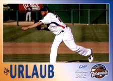 2013 Midland RockHounds Grandstand #31 Jeff Urlaub Scottsdale Arizona AZ Card