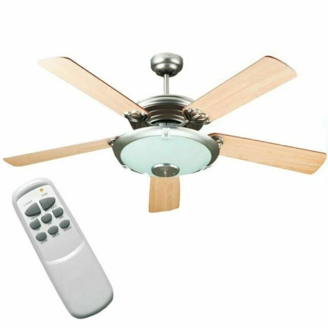 DCG VECRD50TL 60W 230V Ventilatore a Soffitto con Luce e Telecomando