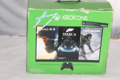 Xbox One 500 GB - Konsole 500GB+2 Controller+2 Spiele+Headset mit OVP - Bild 1 von 4
