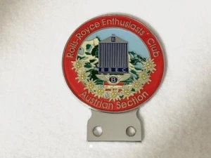 Rolls Royce Enthusiast Club Austrian Section Grill Badge Car - Picture 1 of 6