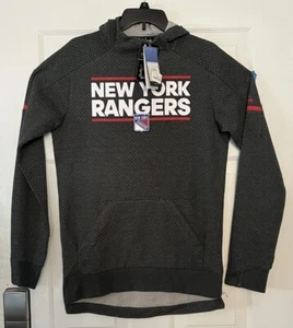 Adidas Climalite New York Rangers Gray Pullover Hoodie Men's Size Small Runs Big - Picture 1 of 15