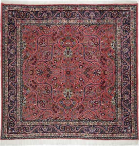 Mehraban Teppich Rug Carpet Tapis Tapijt Tappeto Alfombra Orient Perser Quadrat - Picture 1 of 1