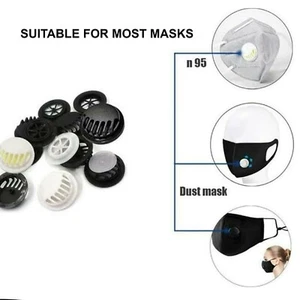 30pcs Breathing Valve, Air Breathing Filter Accessories For Face Mask - Cheapest - Picture 1 of 4