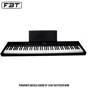 FBT Echord SP-10 pianoforte digitale con 88 tasti pesati nero