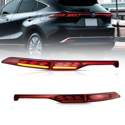 Luces traseras LED VLAND ROJAS luces traseras para Toyota Venza 2021-2023 animación dinámica Foto 1 de 4