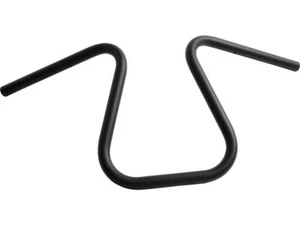 Highway Hawk Moto Motorcycle The Boss Handlebar Black Powder Coated - 1 Inch - Picture 1 of 2