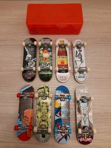8 Fingerboard Tech Deck Hawk Birdhouse Baker Reynolds Hook-Ups World Industries - Foto 1 di 4