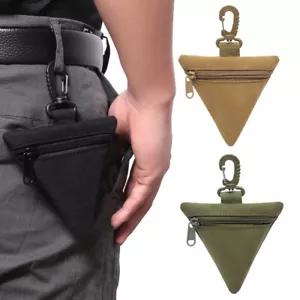 Mini Portafoglio Attrezzi da Campeggio Moneta Portachiavi Molle Tattica EDC Borsa Portachiavi - Foto 1 di 10