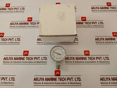 Dual Pressure Measurement Analog Meter -1 TO 7 BAR 14.5 to 100 PSI - Image 1 of 4