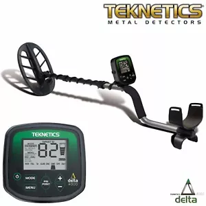 Teknetics Delta 4000 Metal Detector w/ 11" DD Coil, Pinpointer, and Headphones - Picture 1 of 6