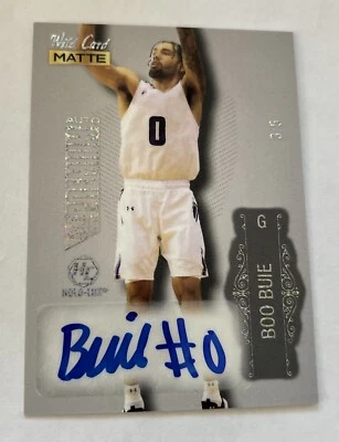 Boo Buie, 2022 Wild Card Matte, Silver Auto Premium 3/5 Short Print Blue Auto - Image 1 of 4