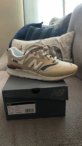 New Balance CM997HLS Beige Bleu)997 Mens Size 11.5 Women’s Size 13 - Picture 1 of 4