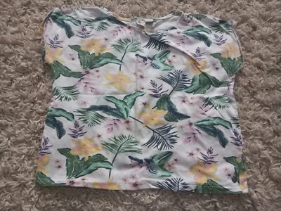 ROXY GIRLS T-SHIRT SIZE 10/M USED VGC BAG F15 - Image 1 of 2