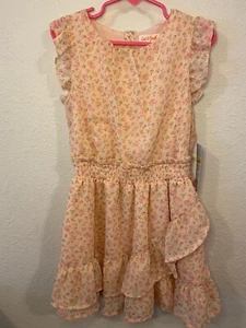 Cat & Jack Girls Floral Dress - Picture 1 of 9