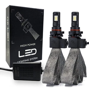 G4 Automotive 2x H16 5202 Fanless LED Fog Light Kit 60W Bright 6000K White Bulbs - Picture 1 of 10