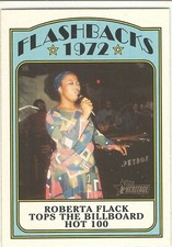 2021 TOPPS HERITAGE ROBERTA FLACK NEWS FLASHBACKS CARD NF-RF