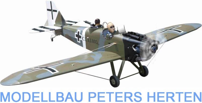 Simprop Junksers CL.I - 0291579 Warbird, Holz, Elektro, Verbrenner - Bild 1 von 1