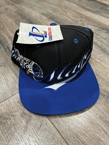 Vintage 90s Orlando Magic Logo Athletic Spell Out Big Logo Snapback Hat NWT NBA - Picture 1 of 6