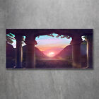 Wandbild aus Plexiglas Druck auf Acryl 120x60 Landschaften Sonneaufgang
