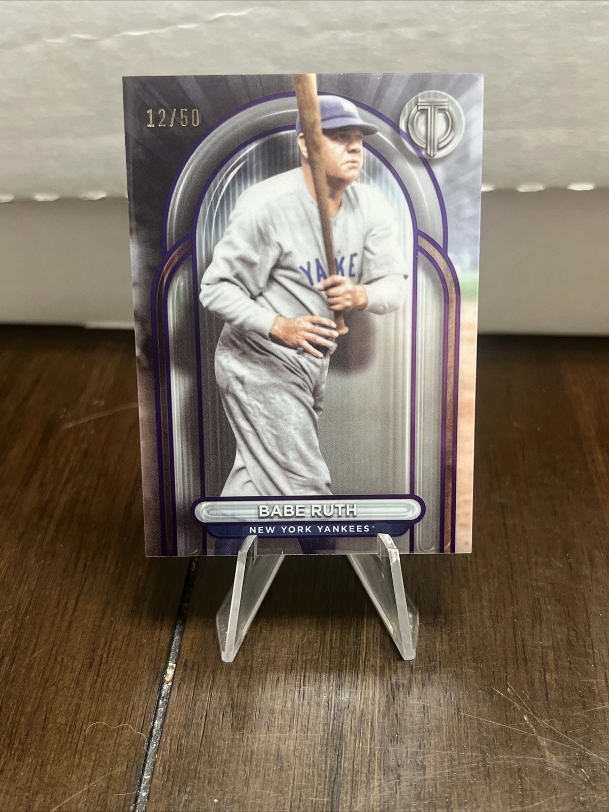 2024 Topps Tribute SSP Babe Ruth #20 Purple #/50 New York Yankees🔥🔥