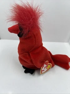 Ty Beanie Babies "Mac" The Cardinal 1998 NWT - Picture 1 of 9
