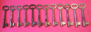 Vintage antique Corbin skeleton keys P1-12 MANY MORE KEYS LISTED HERE #P1 - #P12 - Picture 1 of 3