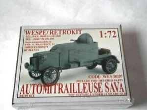 1:72 AUTOMITRAILLEUSE SAVA Wespe Models- resin kit 72122 - Picture 1 of 1