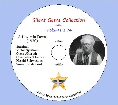 DVD "A Lover in Pawn" (1920) director Victor Sjöström, Classic Silent Drama - Image 1 of 4