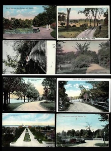 Lote de 8 postales antiguas, áreas en Wisconsin (P-539) - Imagen 1 de 4