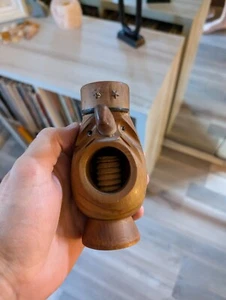 Vintage Antique Wood Nutcracker Charles De Gaulle French Sculpture  - Picture 1 of 6