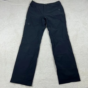 Mountain Hardwear Pants 32x34 Charcoal Black Yumalino Hiking Fleece Lined - Picture 1 of 12