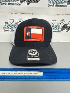 CAPPELLO BERRETTO HOUSTON ASTROS 47 TRUCKER SPACE CITY NUOVO BASEBALL REGOLABILE $40 VENDITA AL DETTAGLIO - Foto 1 di 7