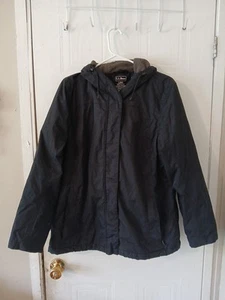 L. L. Bean Jacke Herren Gr. L schwarz winddicht Softshell Fleece gefüttert - Bild 1 von 10