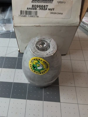 Mercury Quicksilver Anode Prop Nut 809666T NOS - Image 1 of 4