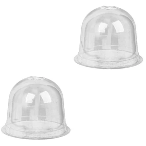 2 Count Nursery Cover Protector Plastic Bell Cloche Dome for Plants - Picture 1 of 12
