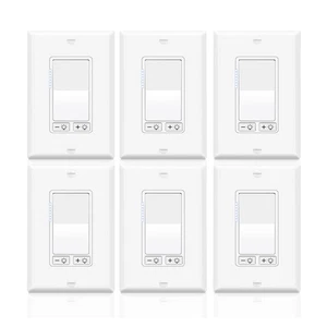 Interruptor atenuador 6PK, listado ETL para seguridad, ideal para aplicaciones comerciales - Imagen 1 de 9