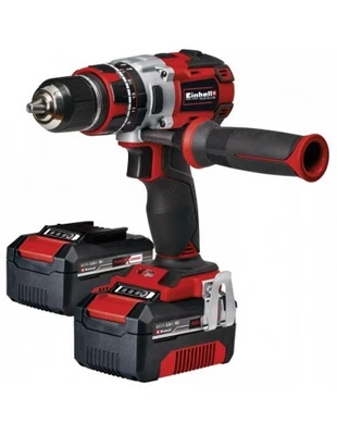Trapano avvitatore a percussione Einhell TE-CD 18V due batterie da 3.0Ah e caric - Immagine 1 di 4